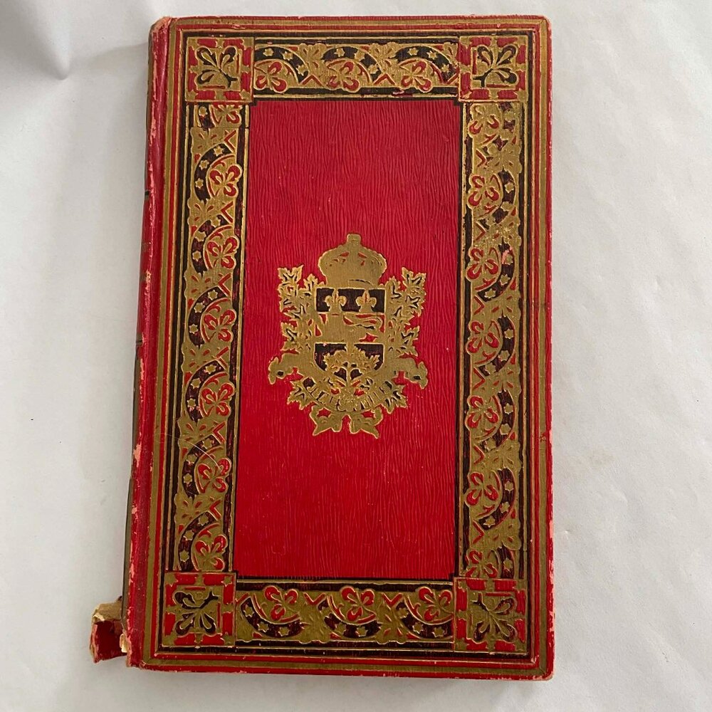 ANTIQUE BOOK ''ETABLISSEMENT D'UN ÉTAT FRANCAIS'' 1926, RARE HARDCOVER, 124 p.